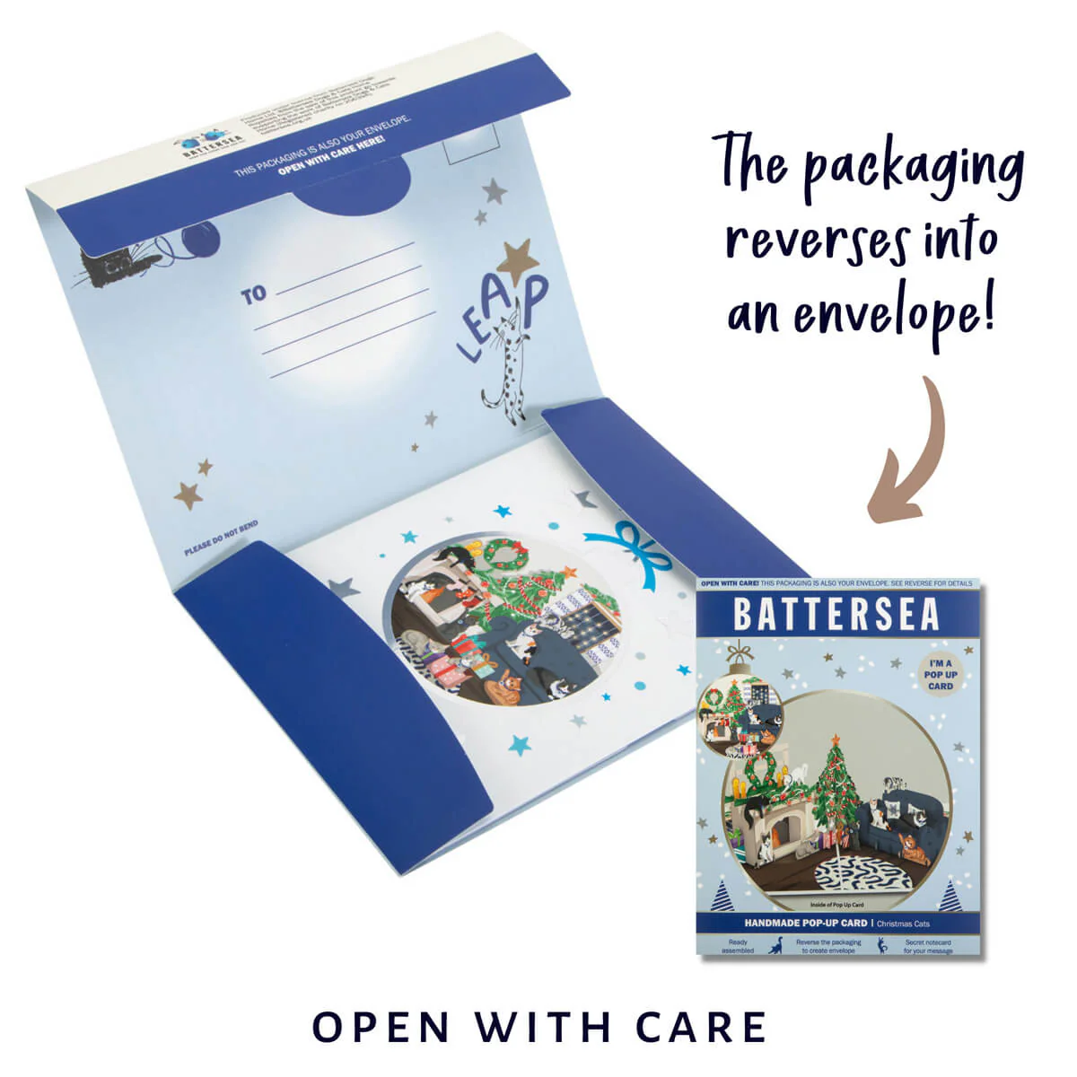 Battersea Cats Christmas Card - Image 8