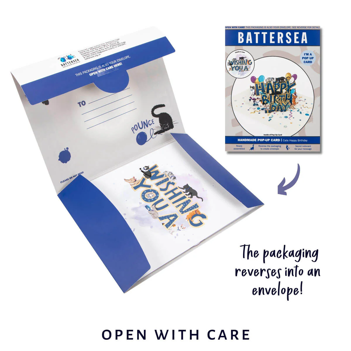 Battersea Happy Birthday Cats Card - Image 7