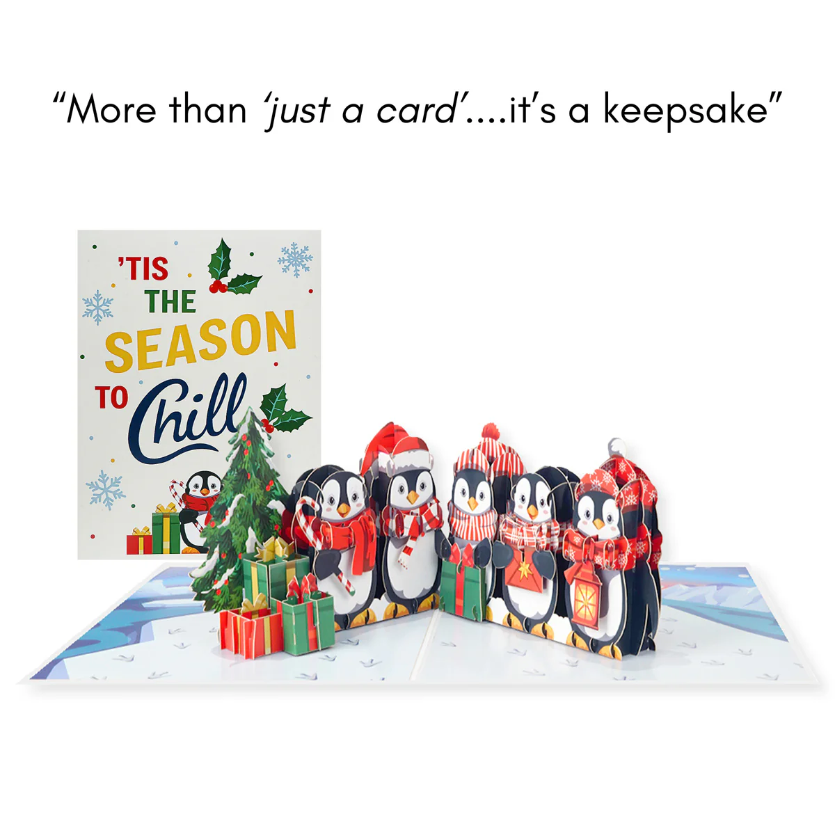 Christmas Penguins Card - Image 4