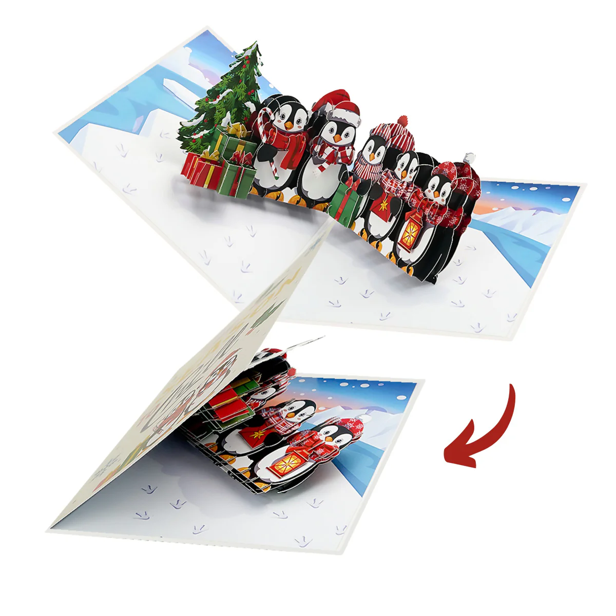 Christmas Penguins Card - Image 7