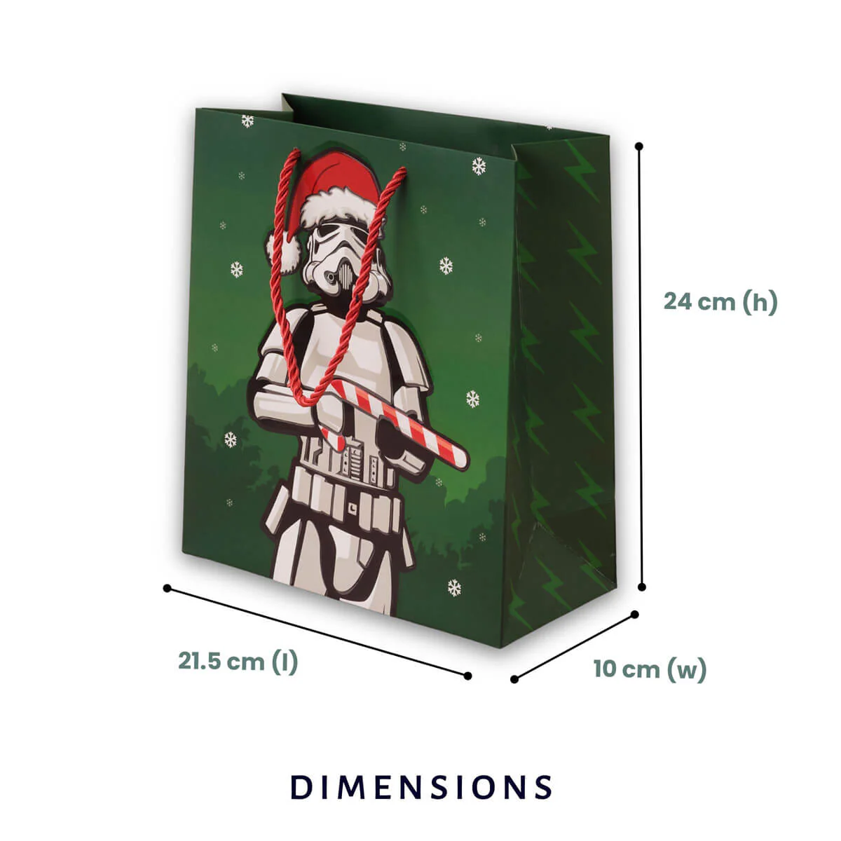 Christmas Stormtrooper Medium Gift Bag - Image 3