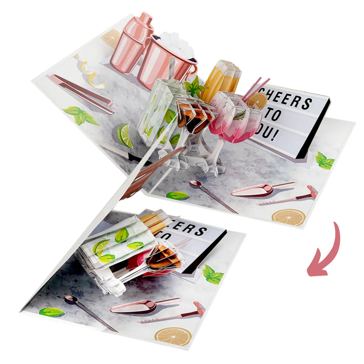 Cocktails Pop Up Card - Image 7