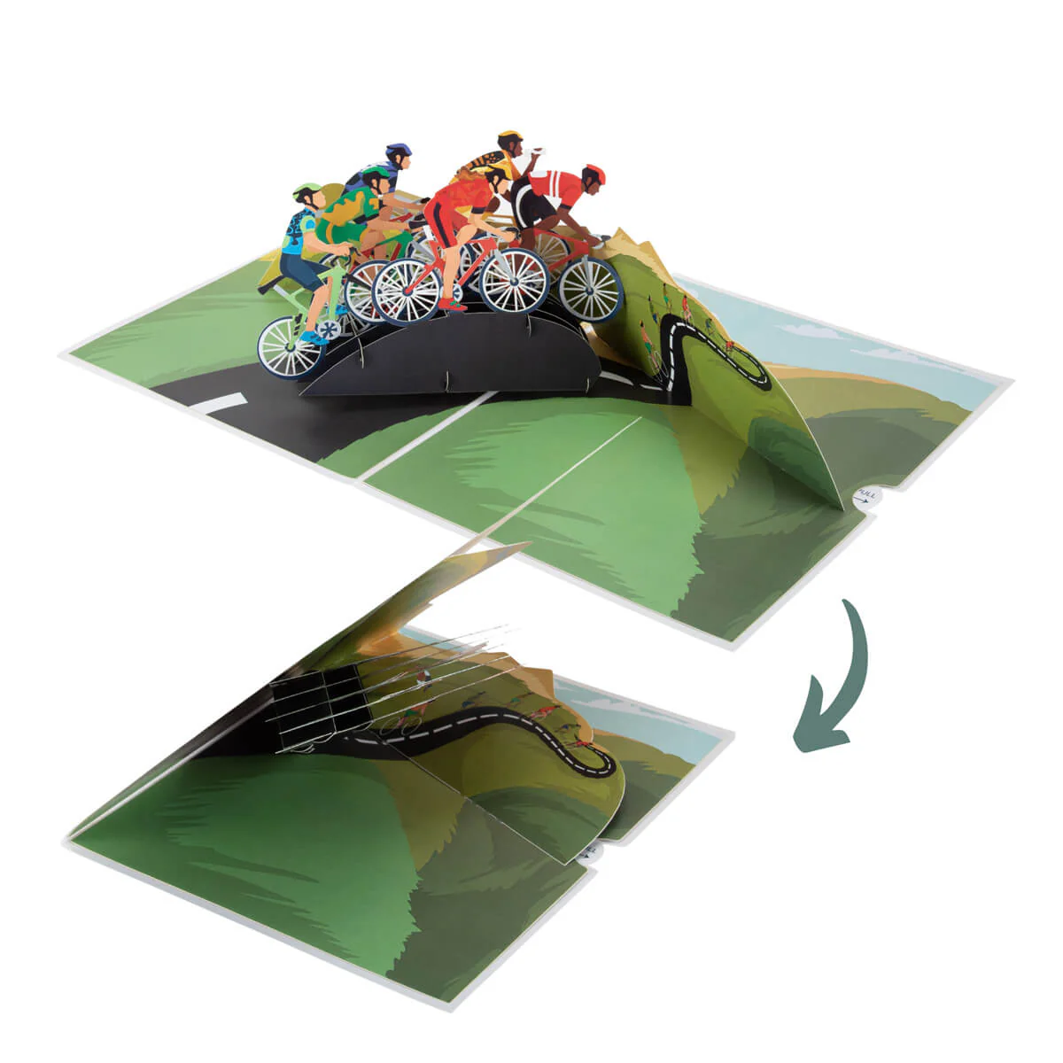 Cycling Pop Up Card - Image 5