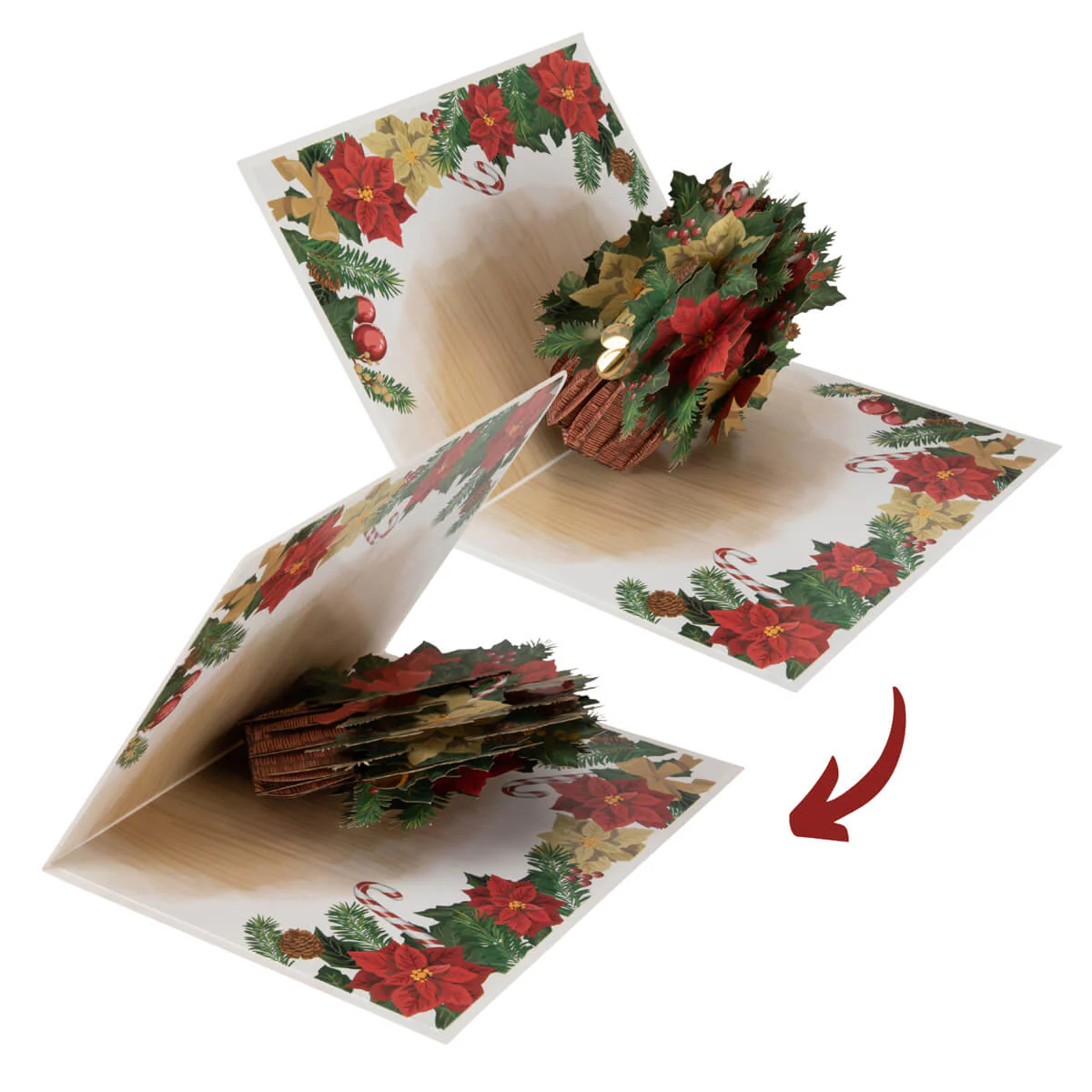 Festive Florals Pop Up Card - Image 6