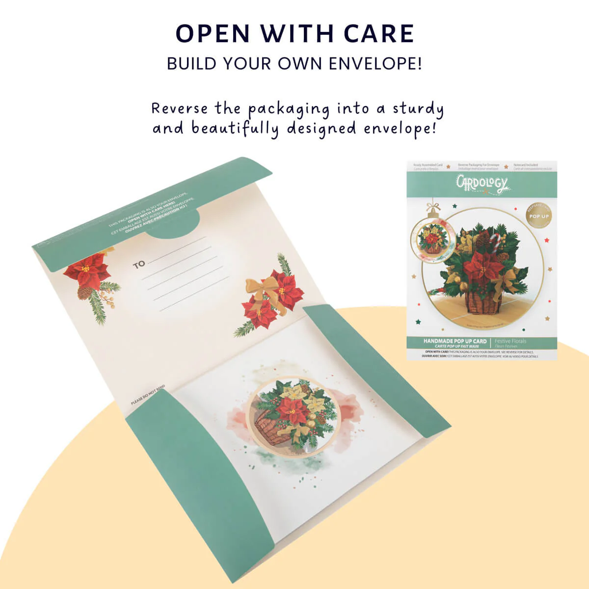 Festive Florals Pop Up Card - Image 9