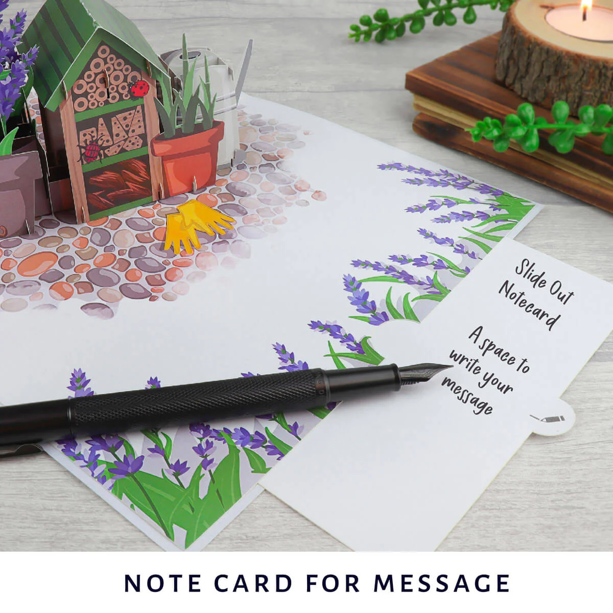 Lavender Pop Up Card - Image 6