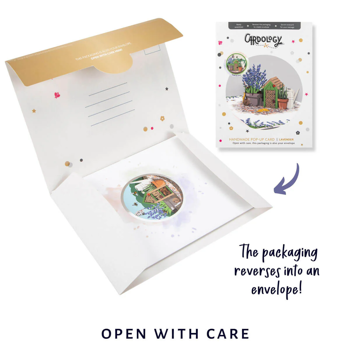 Lavender Pop Up Card - Image 8