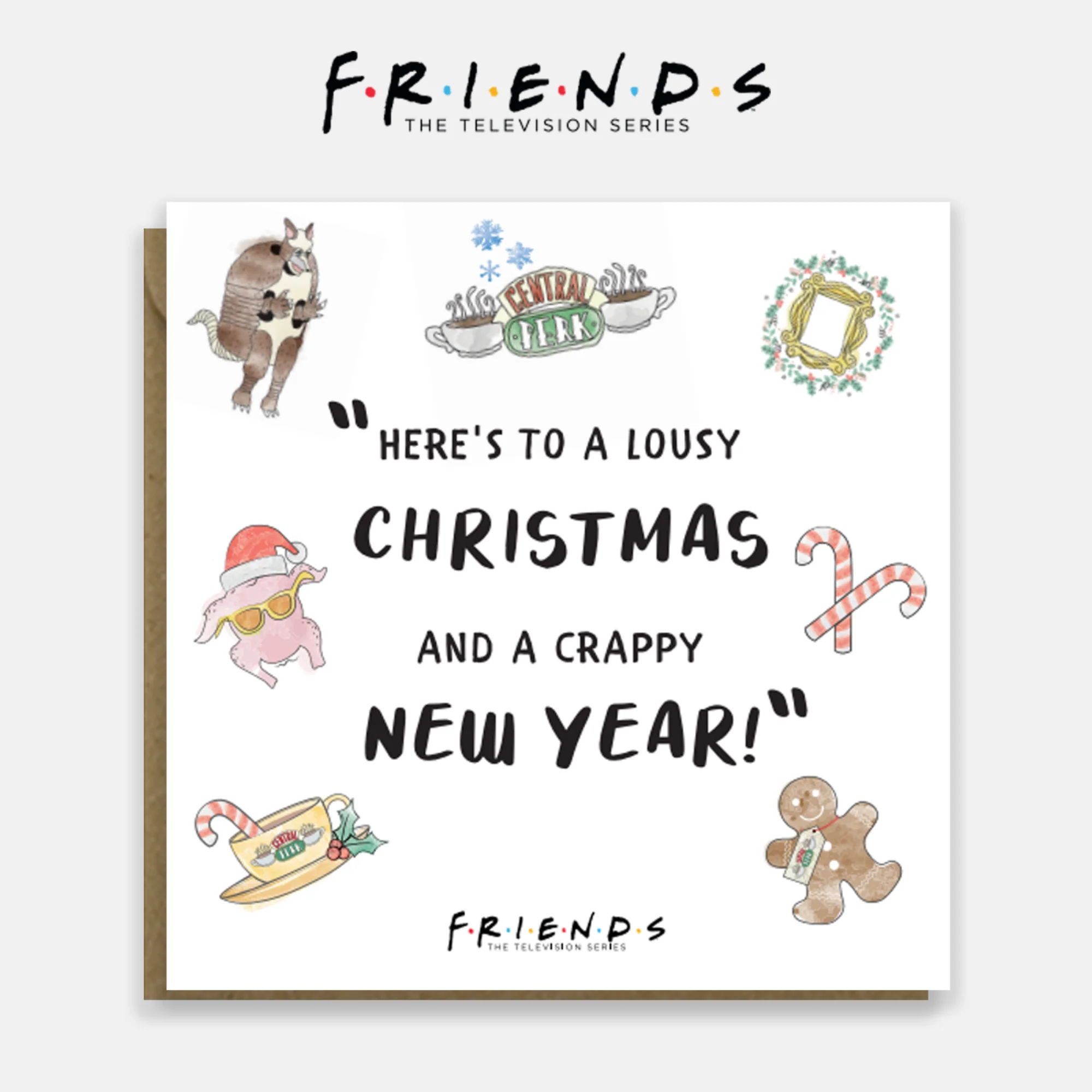 Friends Christmas Cards - Pack of 4 - Image 3
