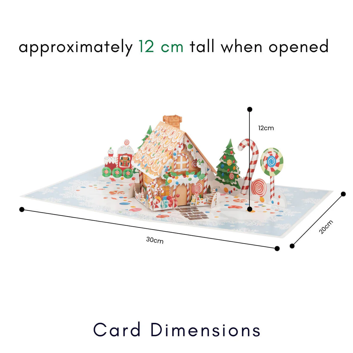Gingerbread House Pop Up Card - Image 4