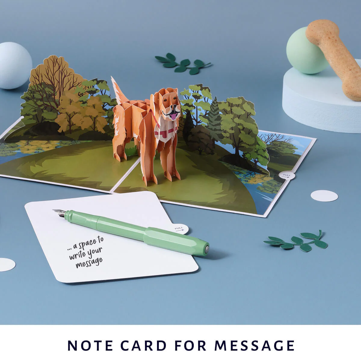 Golden Retriever Pop Up Card - Image 5