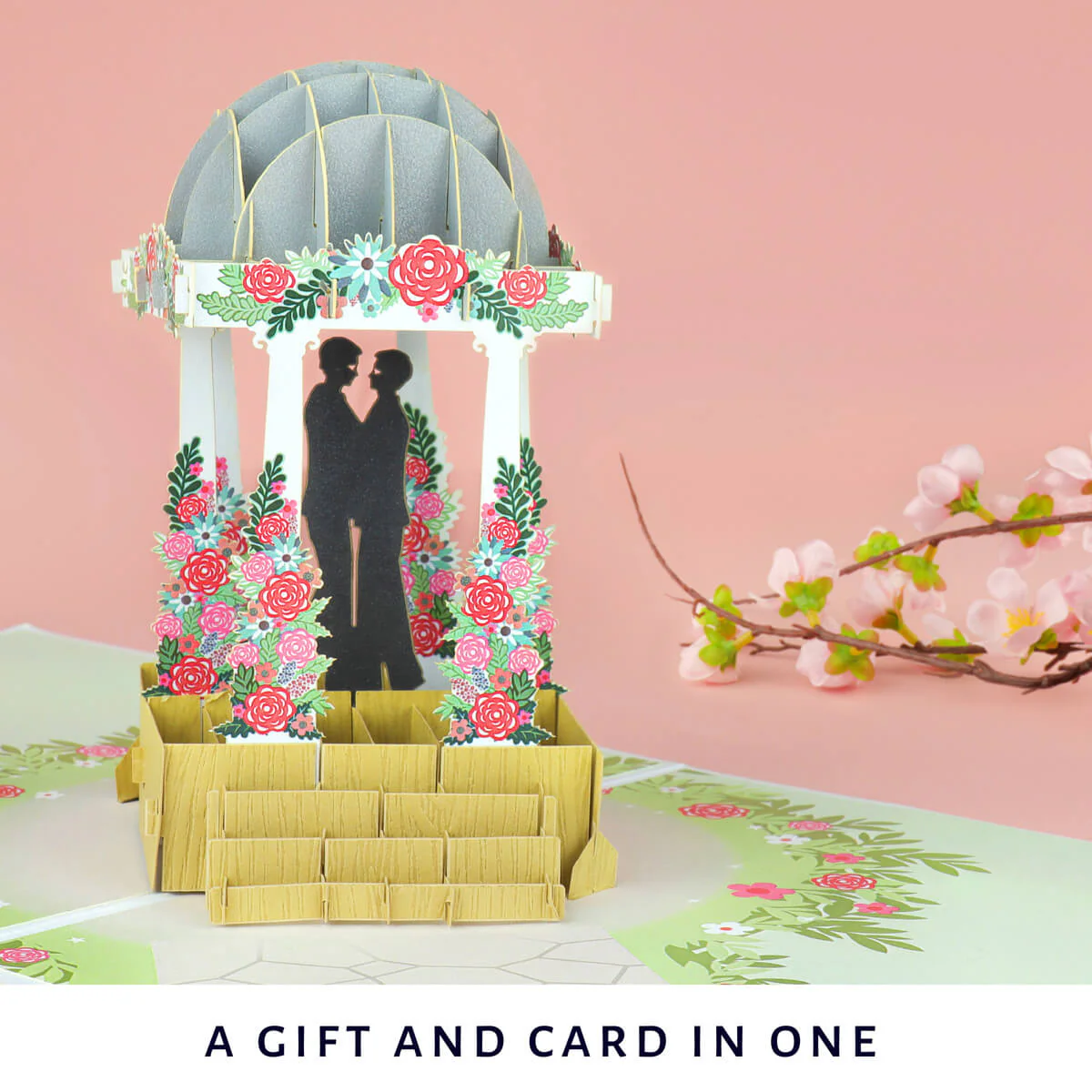 Grooms Wedding Pagoda Pop Up Card - Image 7