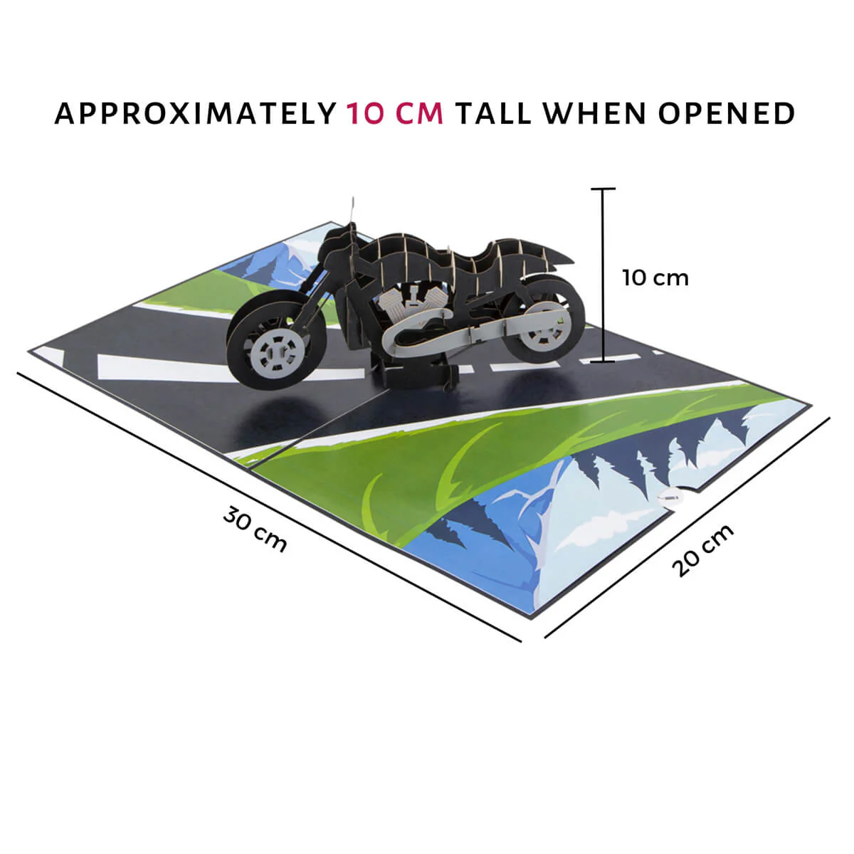 Motorbike Pop Up Card - Image 4