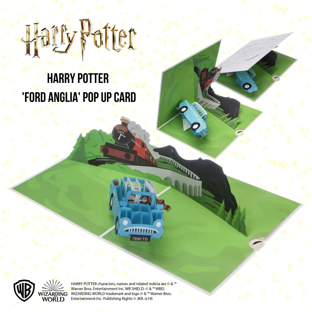 Harry Potter Ford Anglia Pop Up Card - Image 4