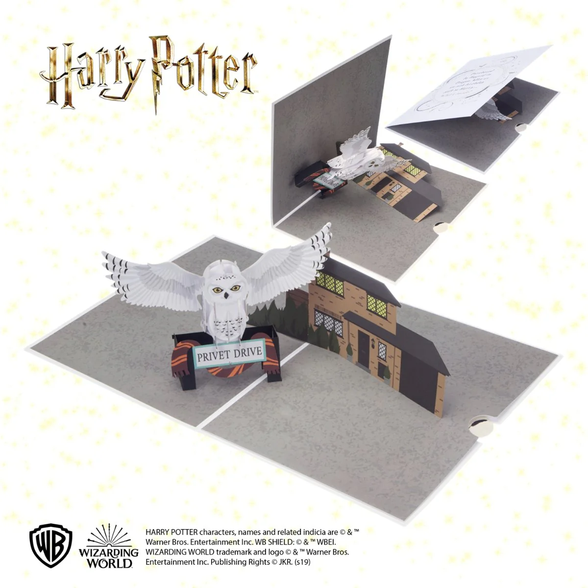 Harry Potter Hedwig Pop Up Card - Image 4