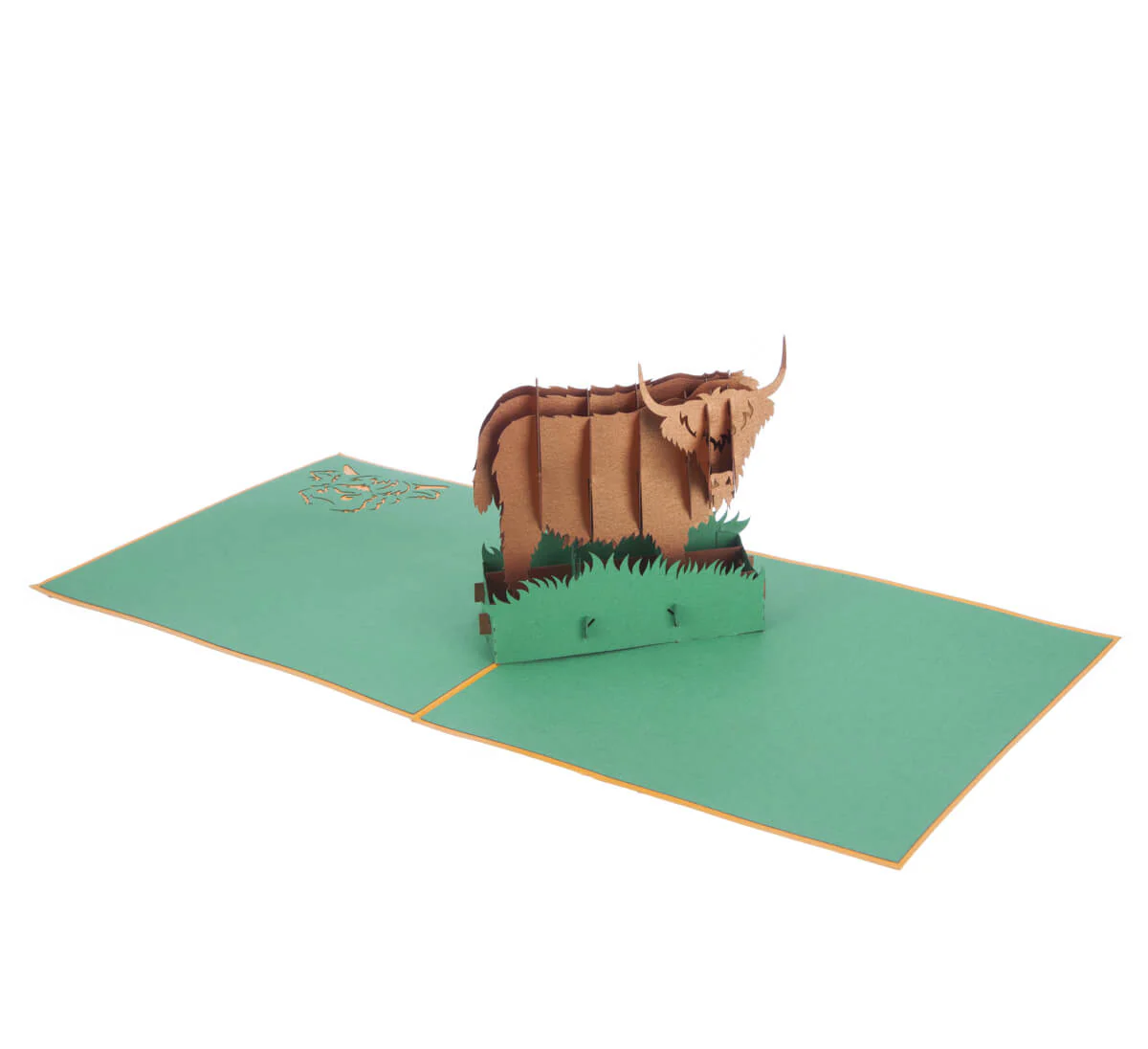 Highland Cow Pop Up Card - Image 3