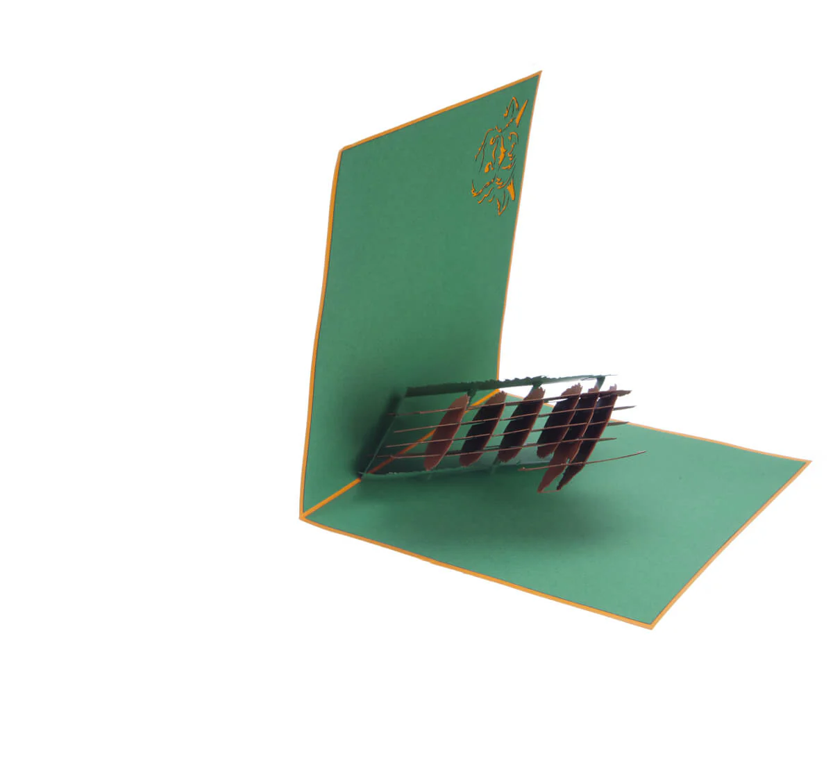 Highland Cow Pop Up Card - Image 4
