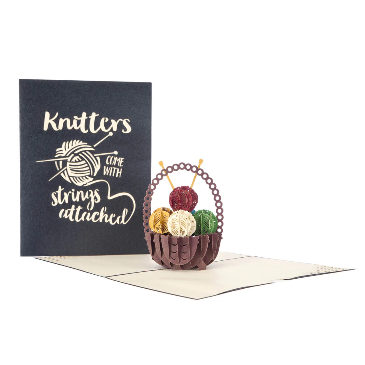 Knitting Pop Up Card - Image 3