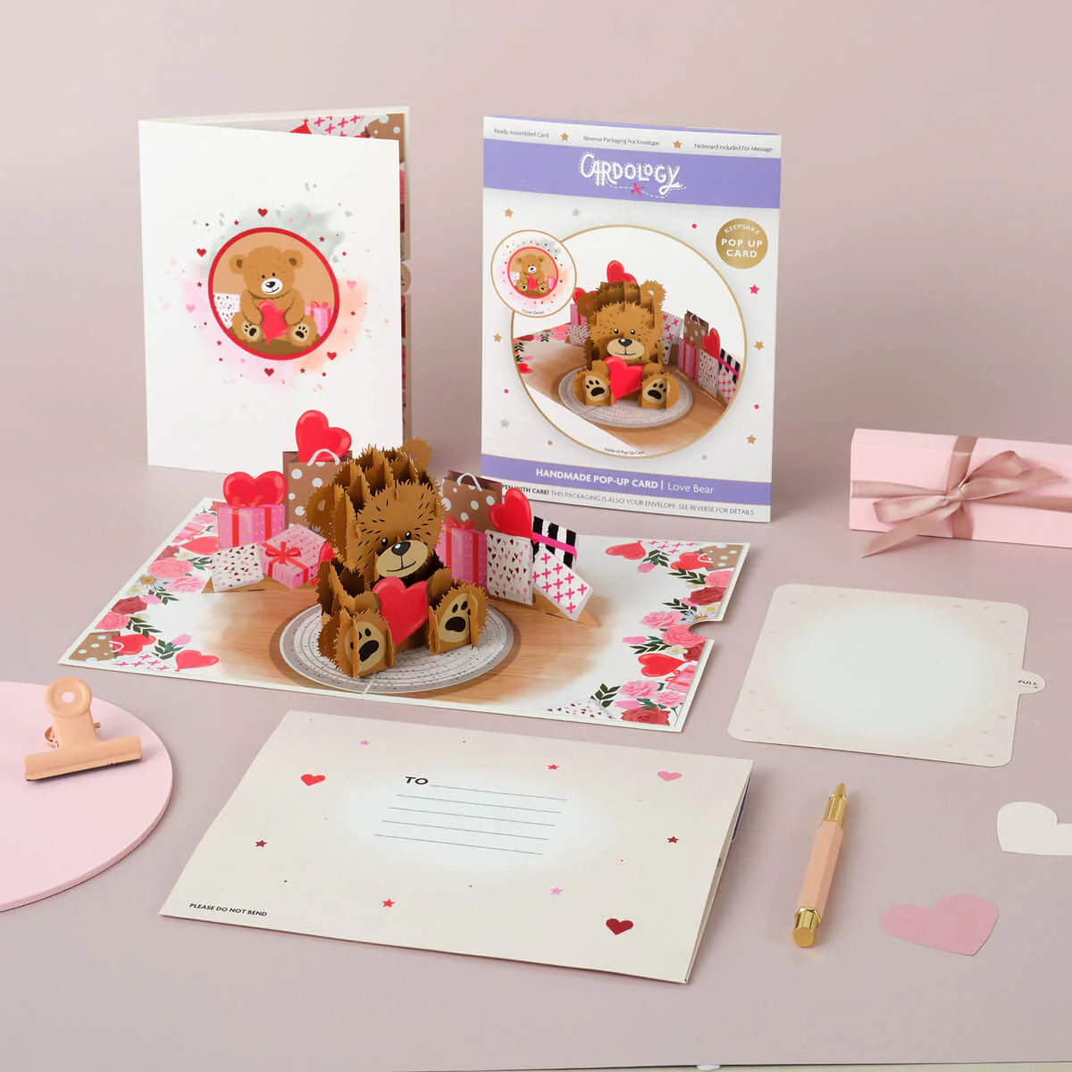 Love Bear Pop Up Card - Image 4