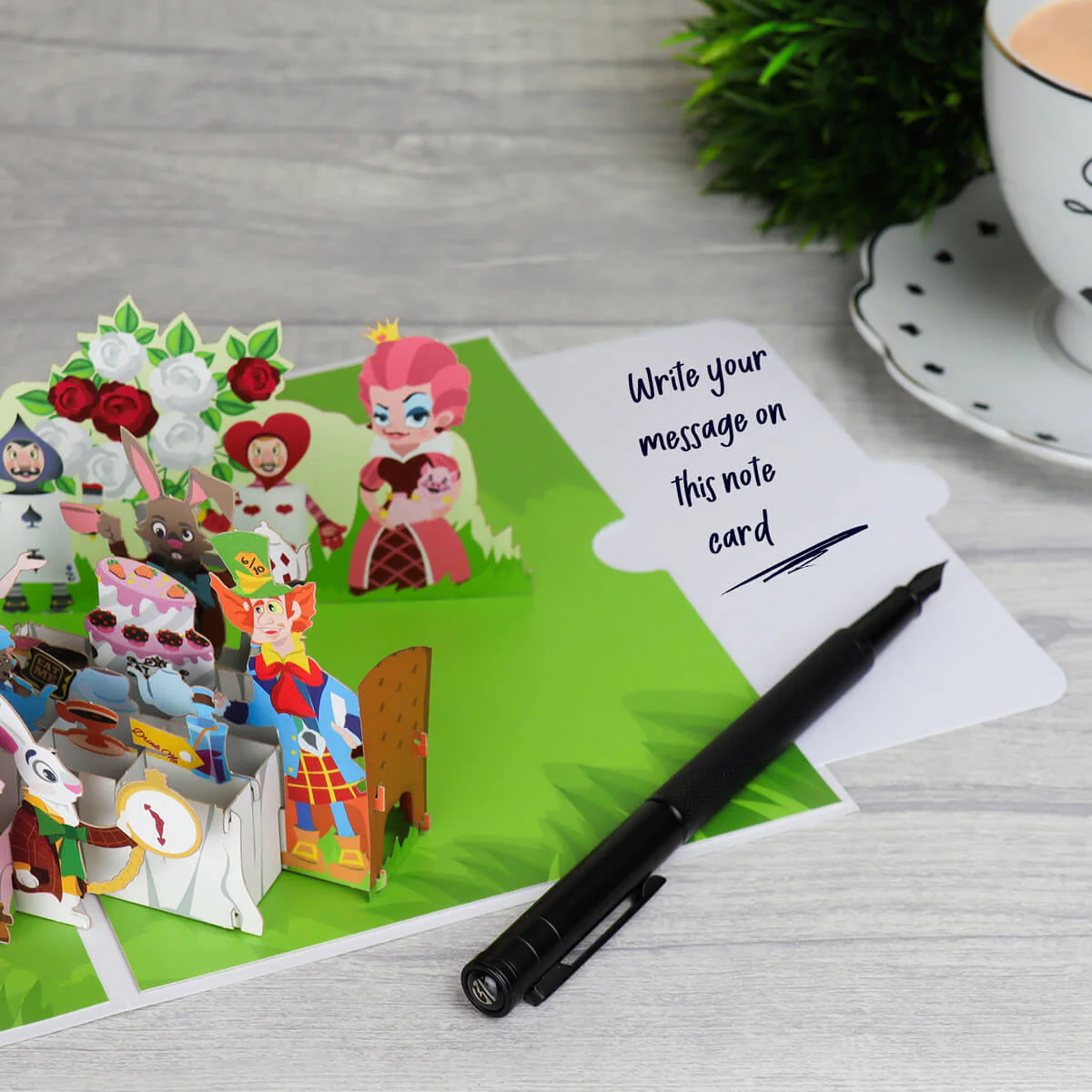 Mad Hatters Tea Party Pop Up Card V2 - Image 5