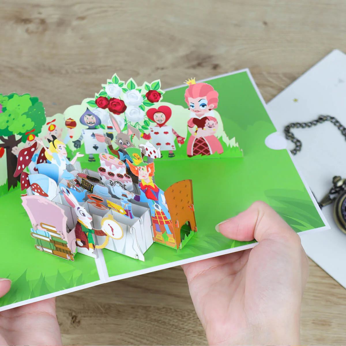 Mad Hatters Tea Party Pop Up Card V2 - Image 8