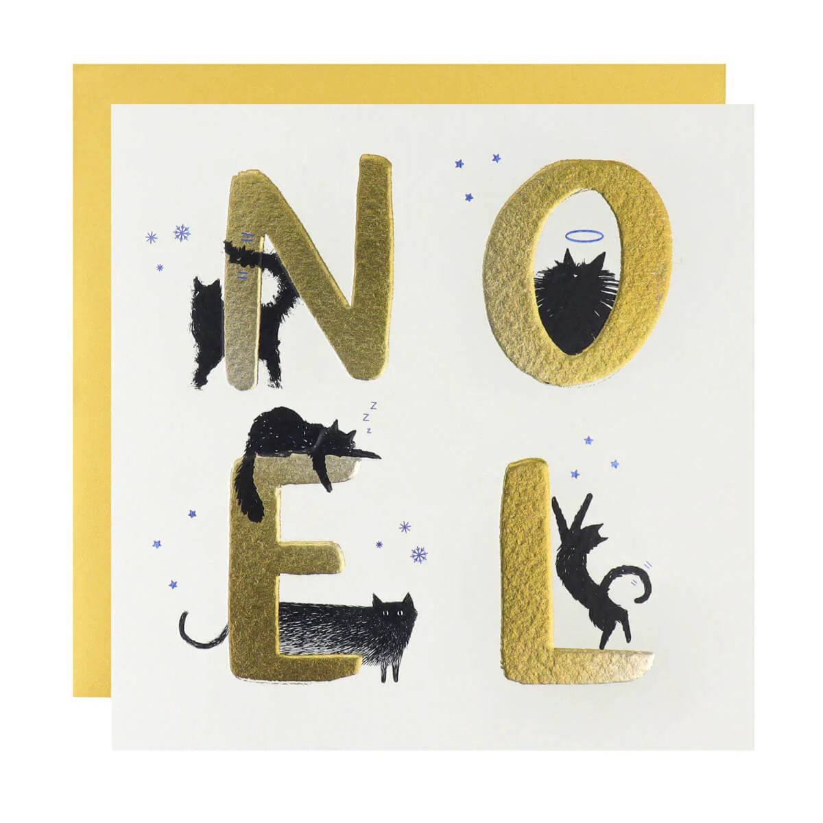 Noel Christmas Cats Card - Image 3