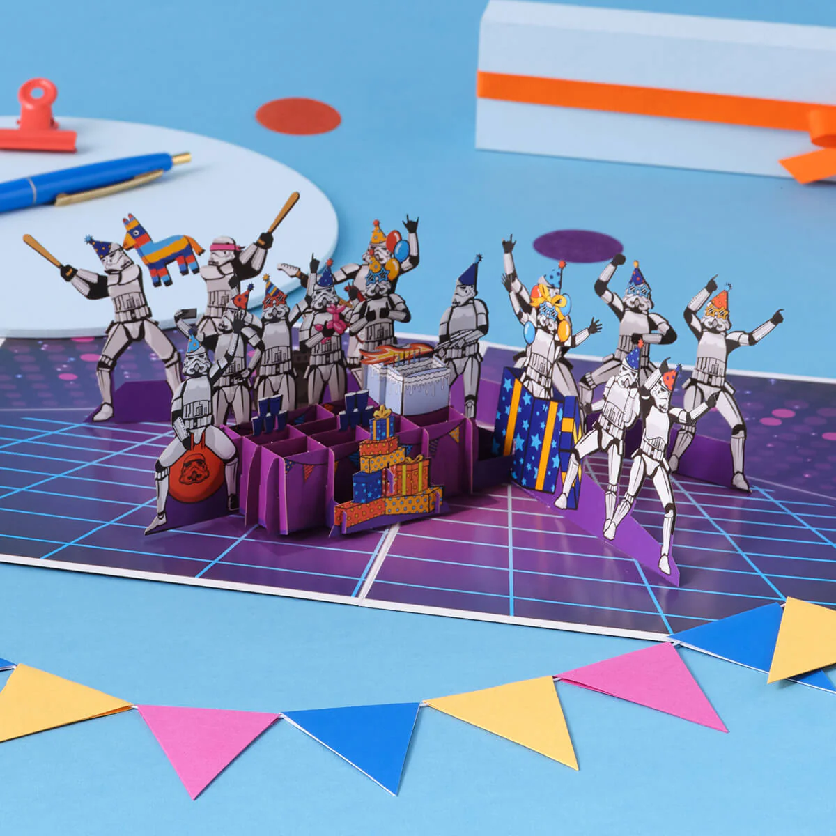 Original Stormtrooper Birthday Pop Up Card - Image 4