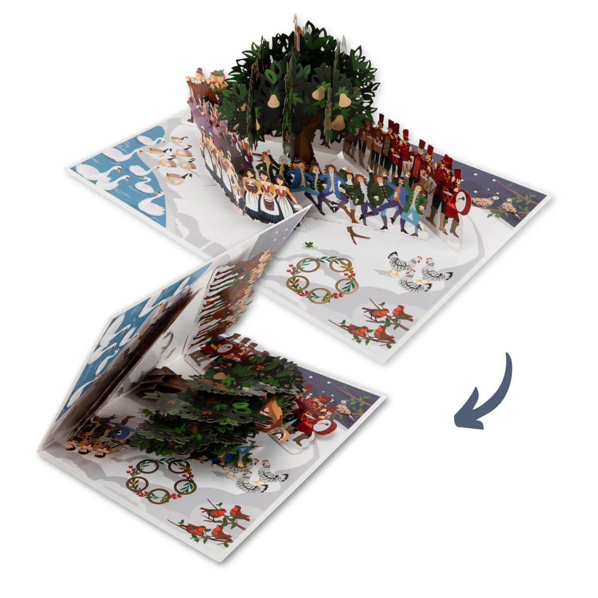 Twelve Days Of Christmas Pop Up Card - Image 8