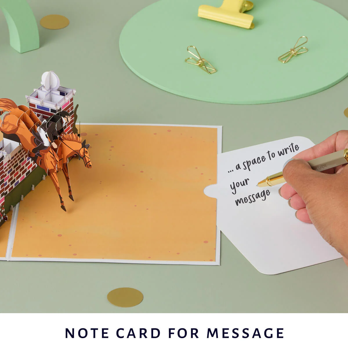 Show Jumping Pop Up Card - Image 5