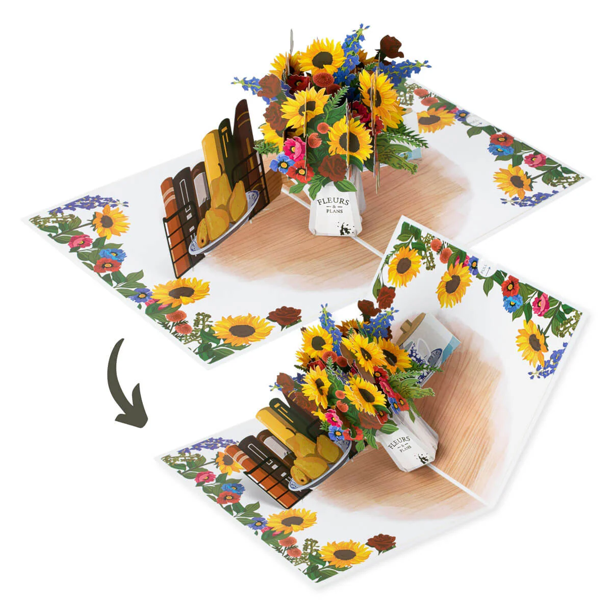 Sunflowers Pop Up Card - Image 5