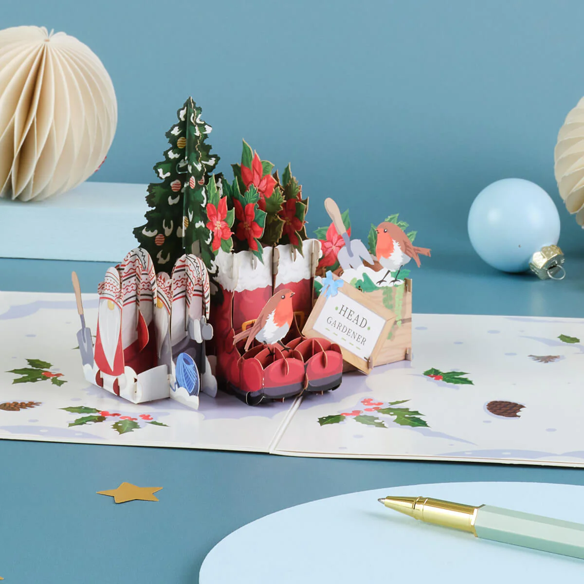 Winter Wellies Pop Up Card - Image 4