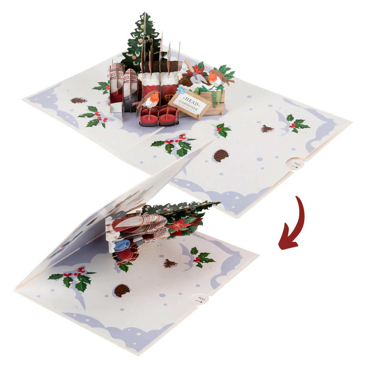 Winter Wellies Pop Up Card - Image 6