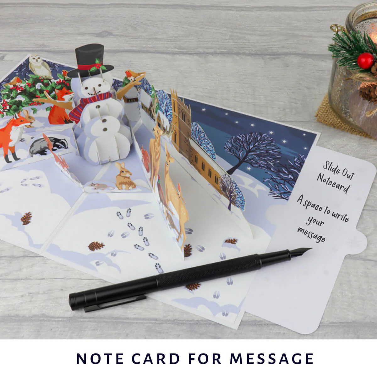 Winter Woodland Pop Up Card - Image 4