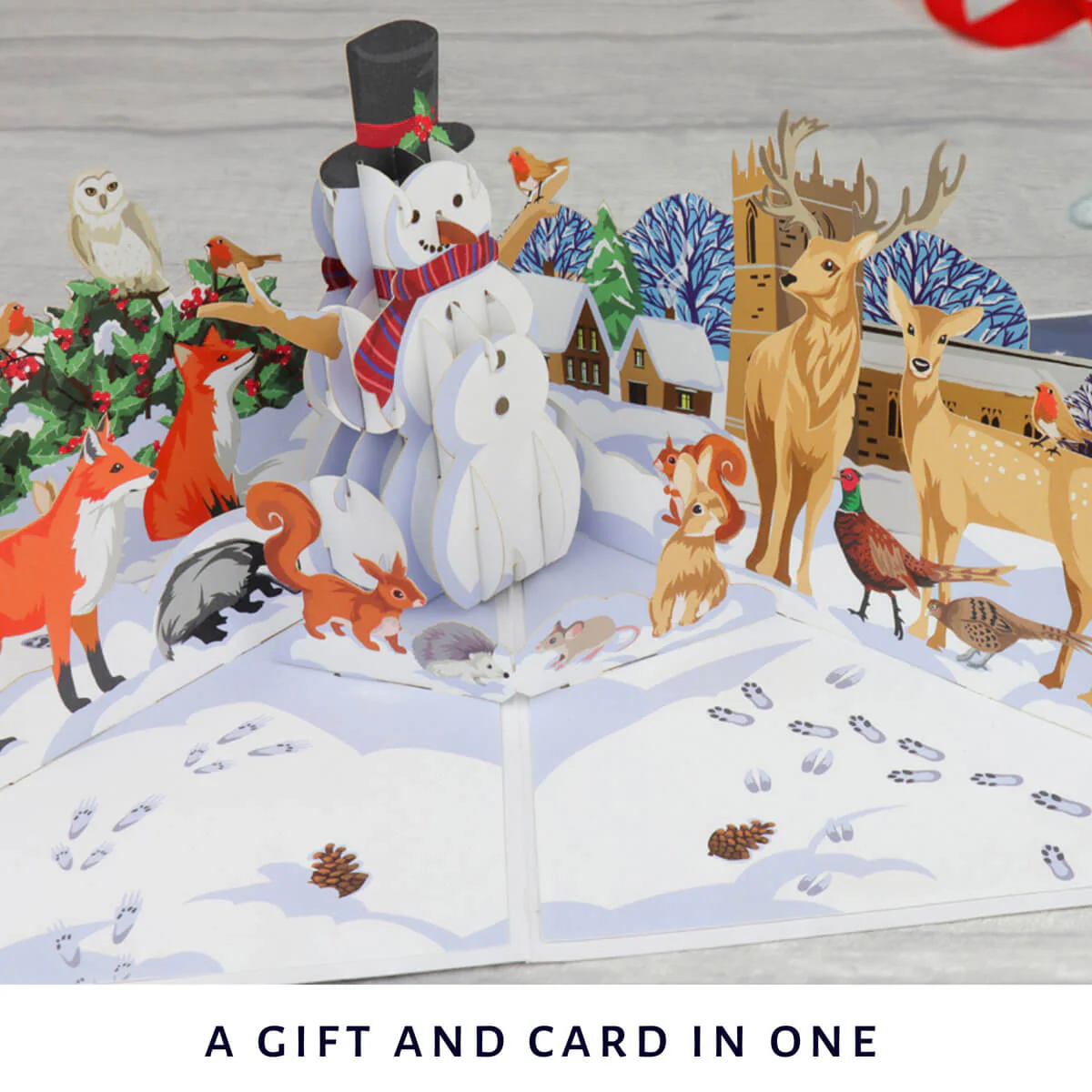 Winter Woodland Pop Up Card - Image 5