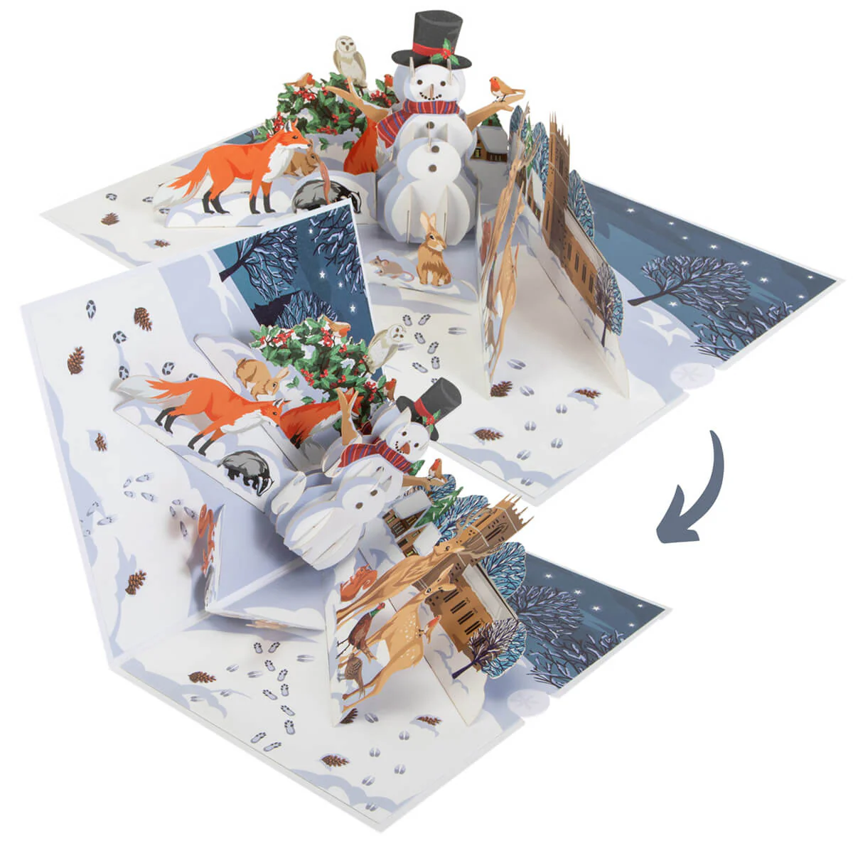 Winter Woodland Pop Up Card - Image 8